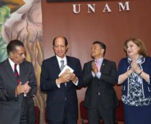 La Facultad de Derecho de la UNAM rinde homenaje al Dr. Ricardo Franco Guzmán.