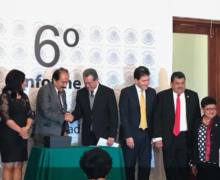 Amieva entrega el 6to informe de gobierno