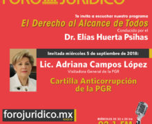 Cartilla Anticorrupción de la PGR