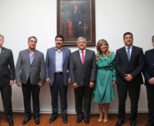 Se reúne AMLO con gobernadores de la frontera norte de México