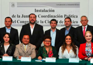 Se instala la Junta de Coordinación Política en el Congreso de la Ciudad de México