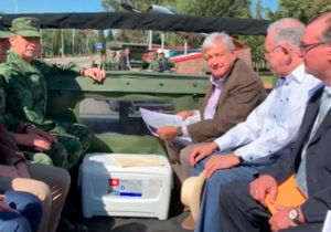 AMLO recorre Santa Lucía para iniciar construcción de nuevo aeropuerto