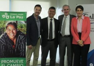 Gallbo, Fundación Markoptic y Fondo para la Paz firman convenio para ofrecer Talleres con Causa