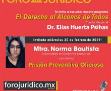 Prisión preventiva oficiosa