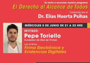 Firma electrónica y evidencias digitales