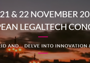 Llega el Congreso Europeo de LegalTech 2019