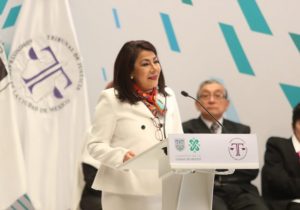 Magistrada Estela Fuentes rinde informe