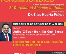 Convenio entre INFO y TSJCDMX