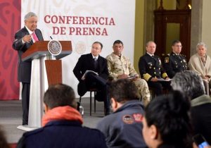 Sí hay alza en delitos, reconoce AMLO, pero el Estado no está rebasado