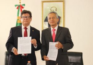 Colegio Oaxaqueño de Doctores en Derecho firmó convenio de colaboración con el PJ estatal