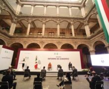 Sin corrupción, con austeridad y menos delitos; segundo informe de Sheinbaum
