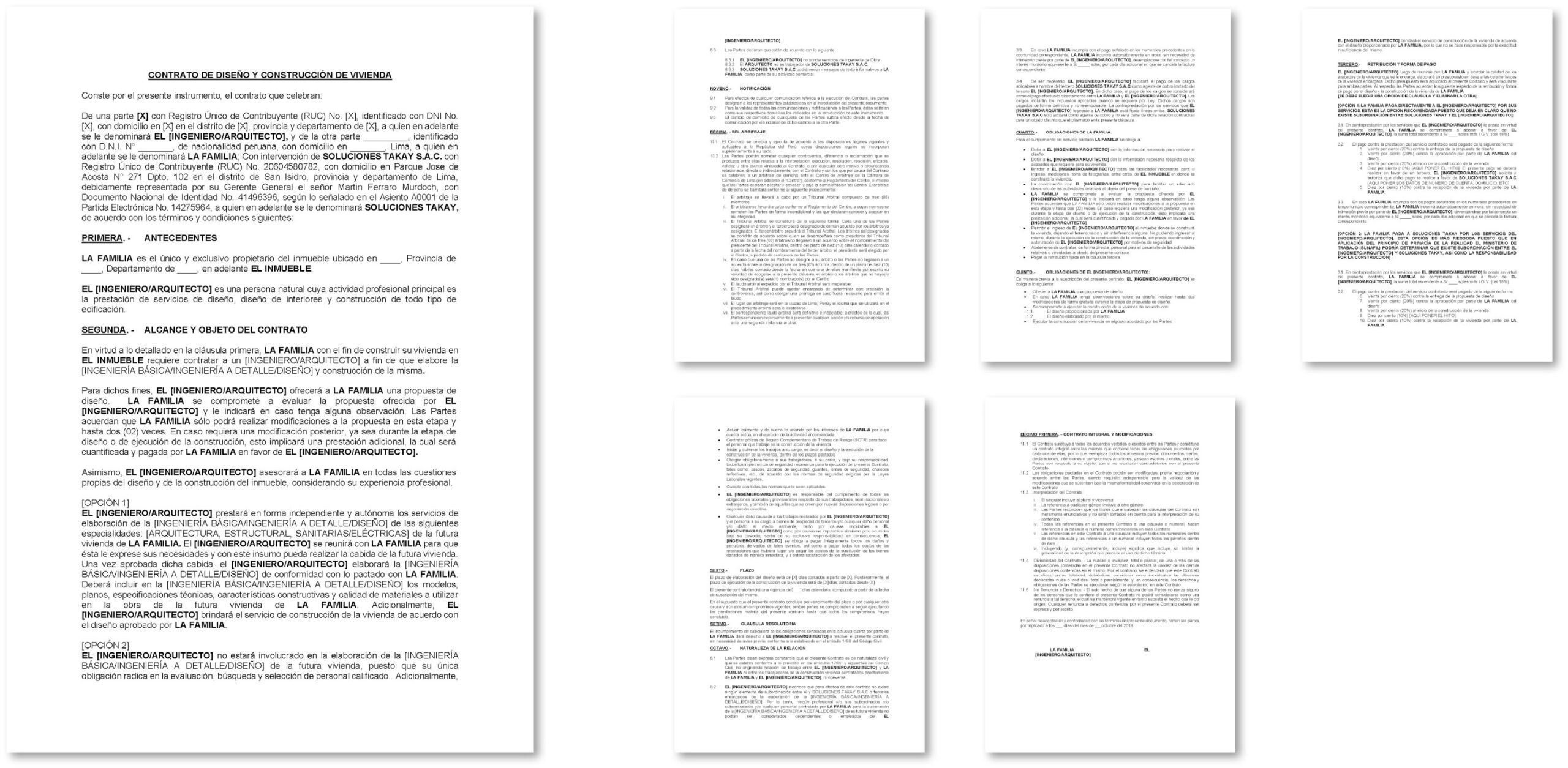 foro jurídico Contrato antes de Legal Design